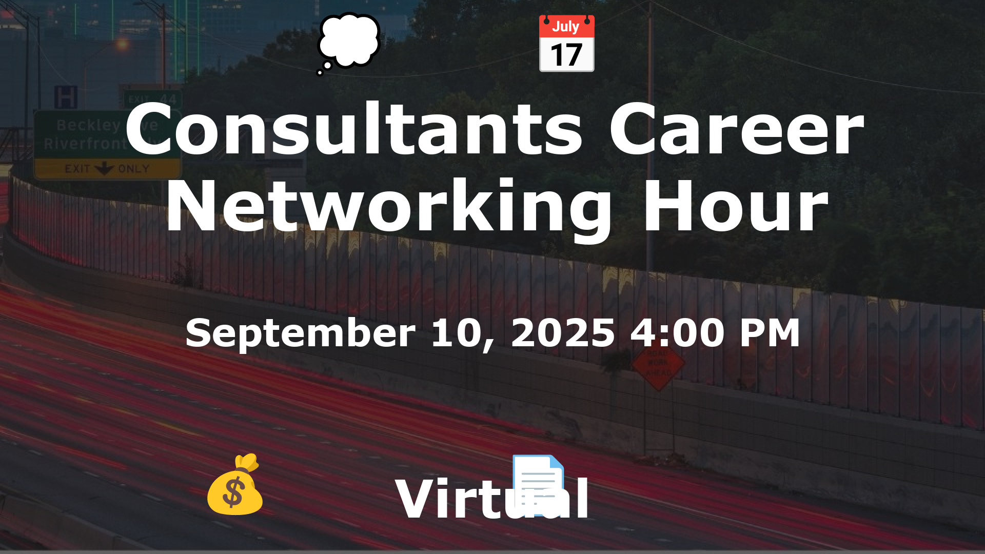 Consultants Career Networking Hour event image